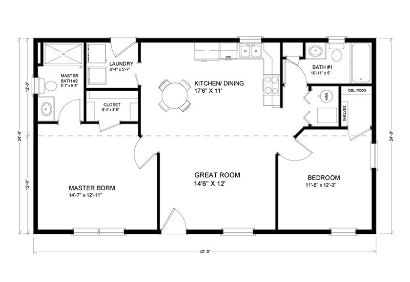 Inspiration 1500 Square Foot House Plans 2 Bedroom Top Inspiration 